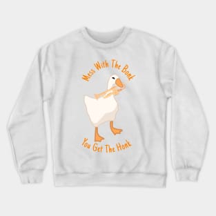 Combative Trumpet Goose Crewneck Sweatshirt